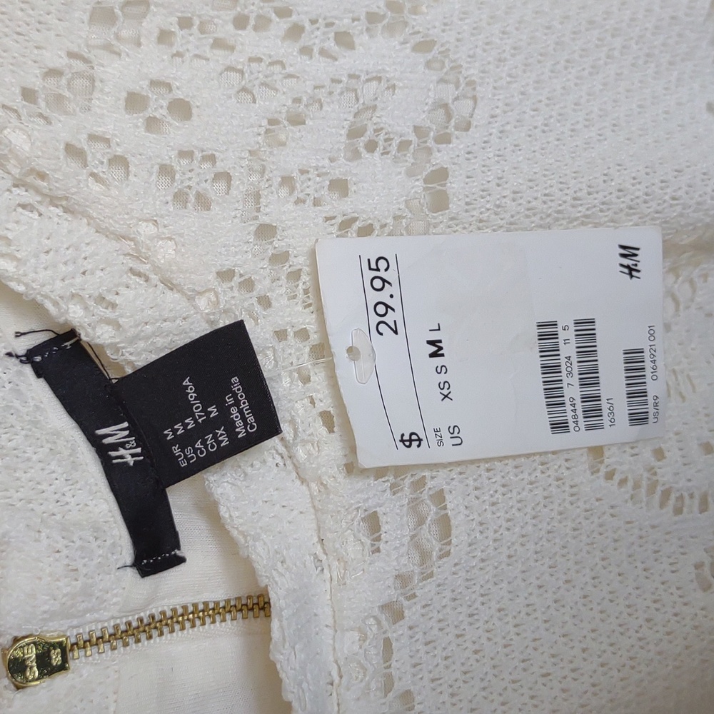 H&M White Lace Dress - Picture 2 of 4